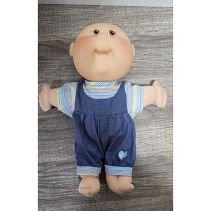 Cabbage Patch Kid Teeny Tiny Preemie Baby Doll Boy Bald 2006 Play Along Blue